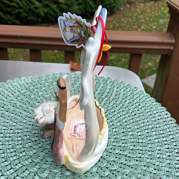 Heather Goldminc Nativity Tea Light Ceramic Blue Sky Christmas Joy to the world - Picture 5 of 10